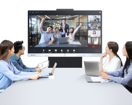IFP Meeting Online dengan interactive flat panel