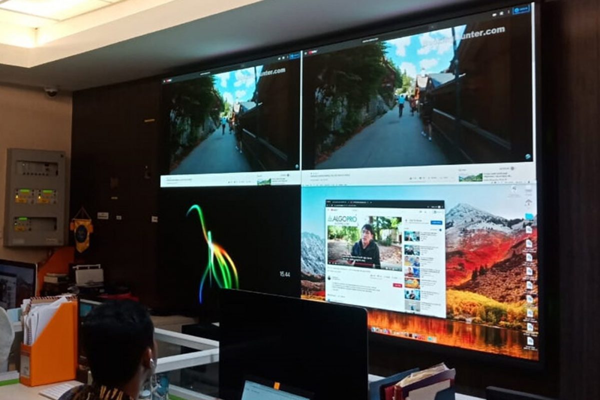 video wall Control Room BSNN Jakarta