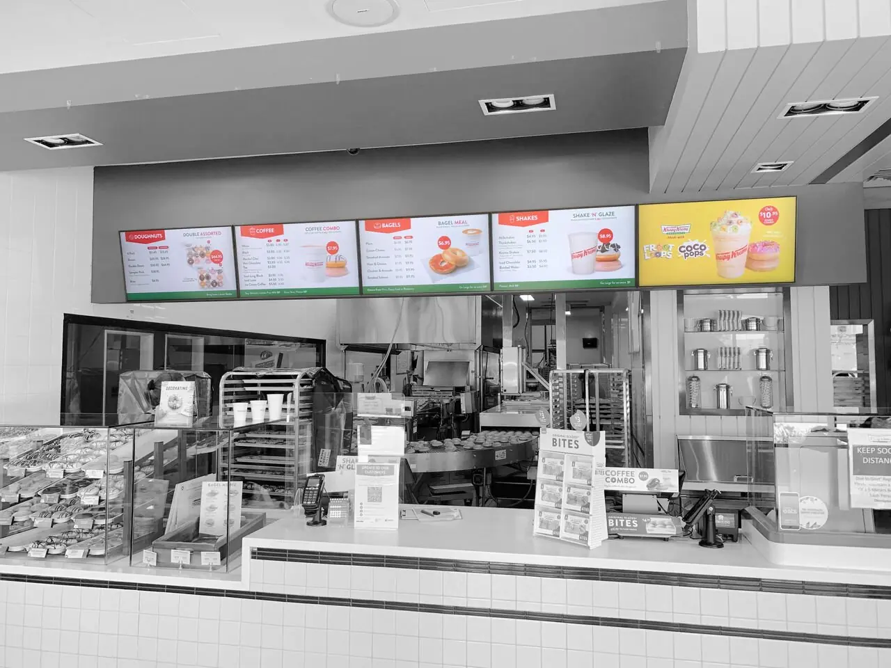 digital menu signage
