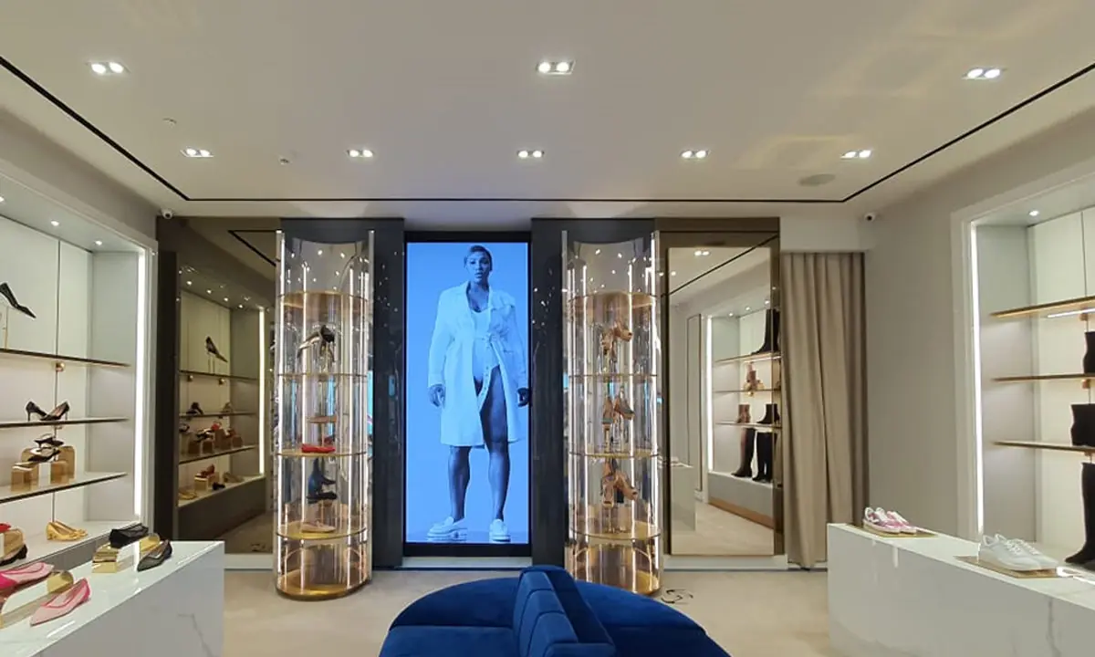 Stuart Weitzman Retail Indoor LED Videotron