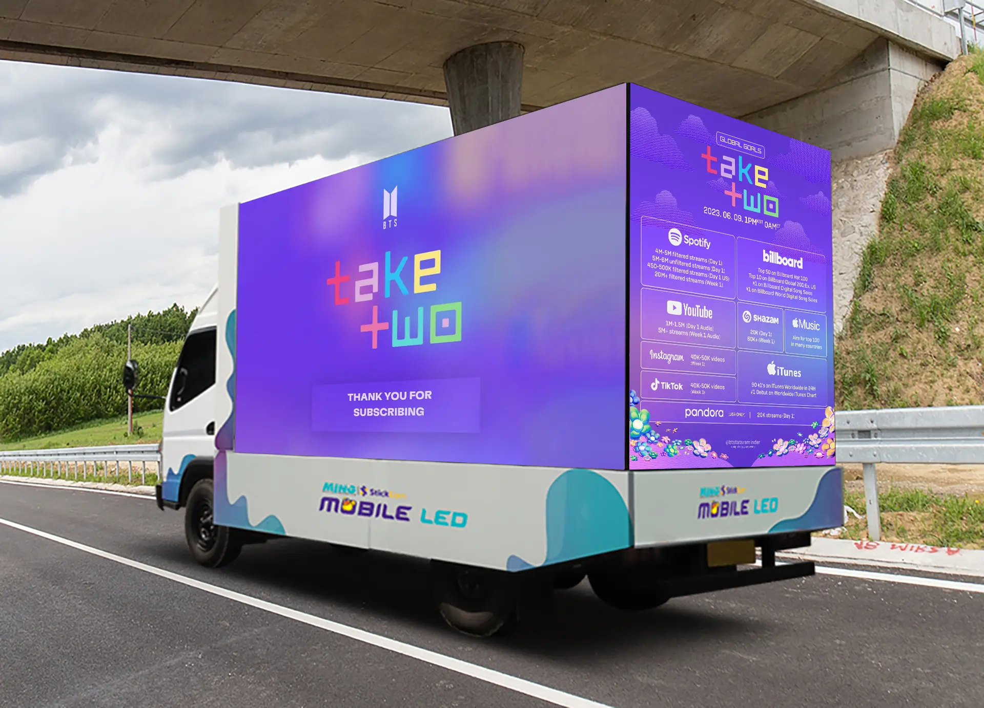 mobile led