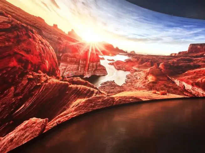 Curved LED Videotron flexible