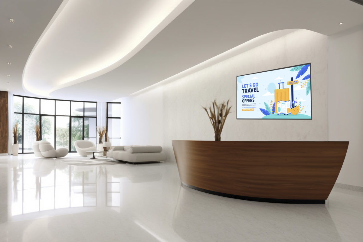 digital display hotel