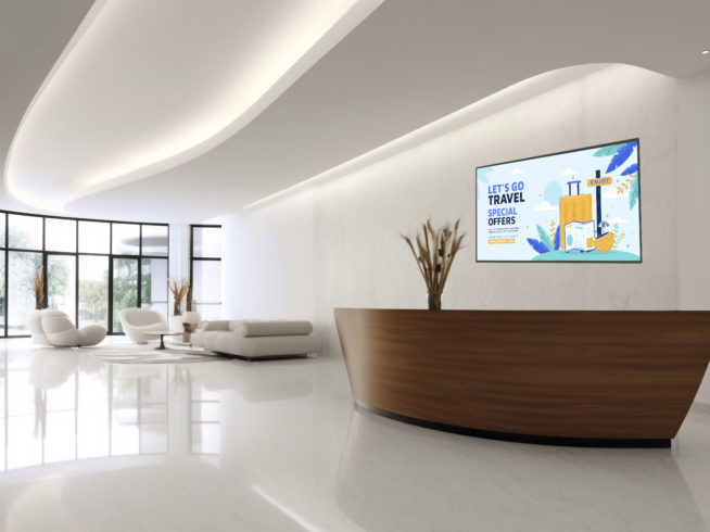 digital display hotel