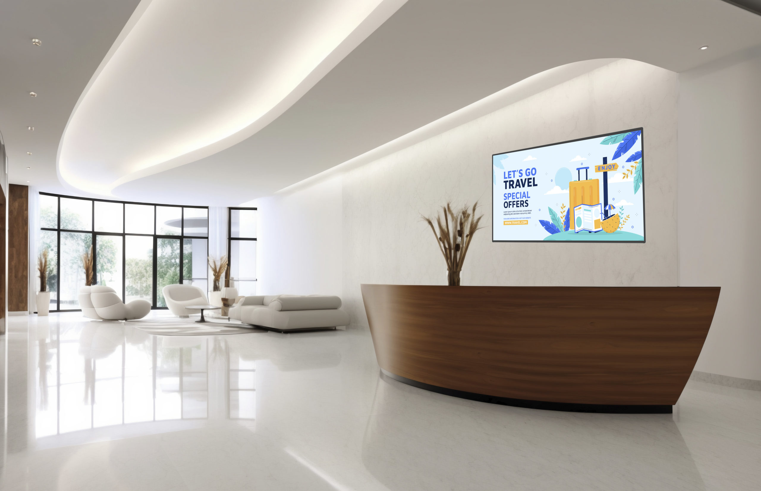 digital display hotel