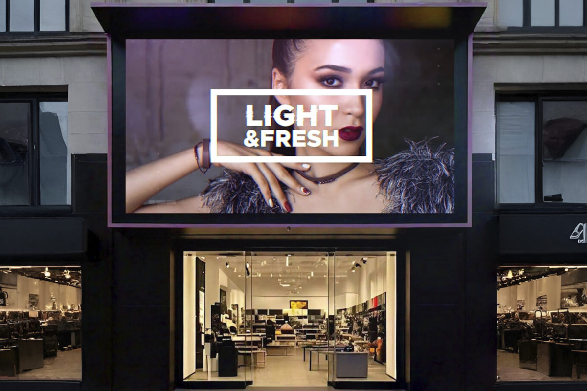 led display retail