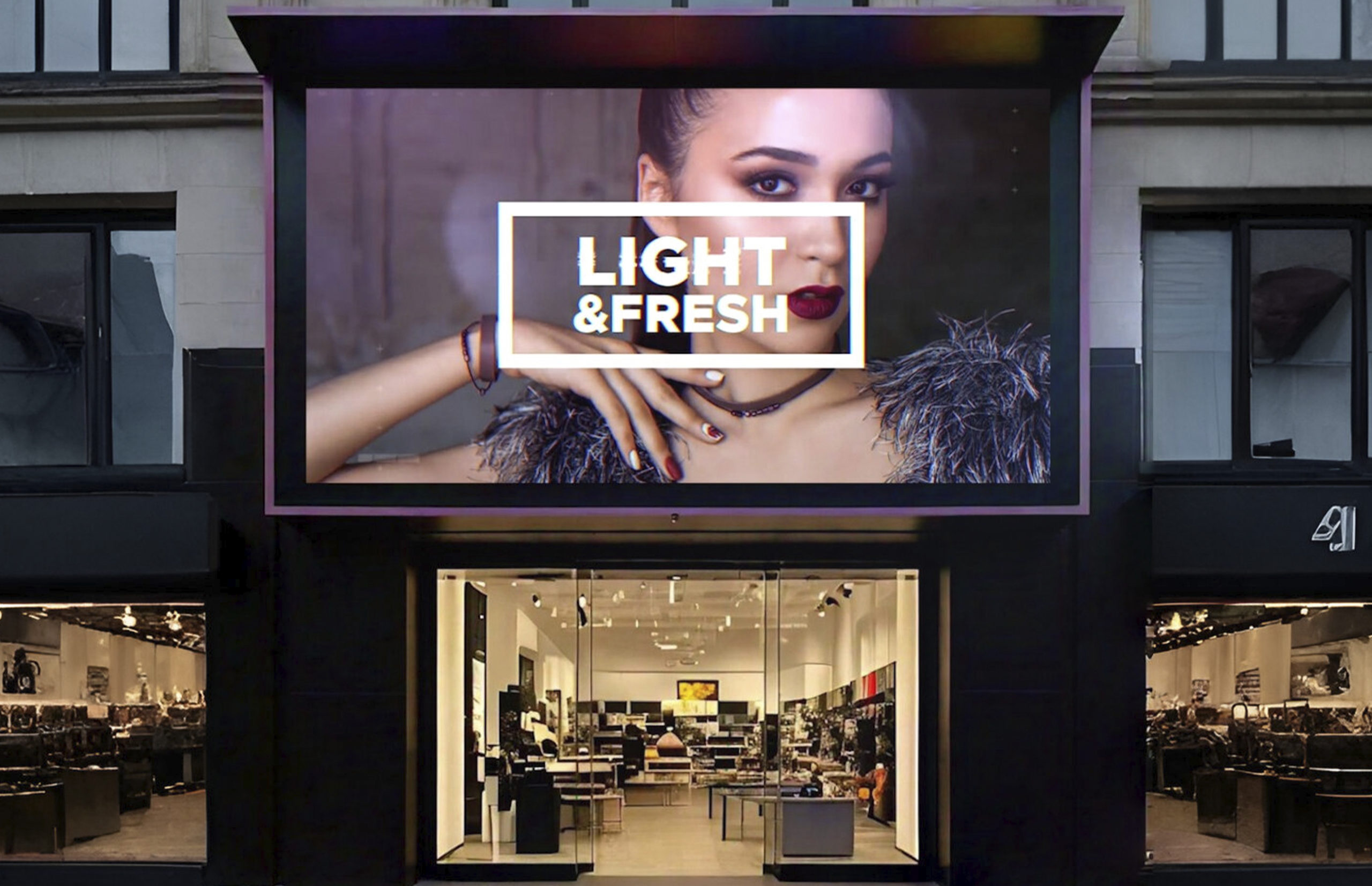 led display retail