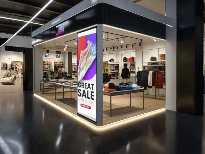 digital display retail