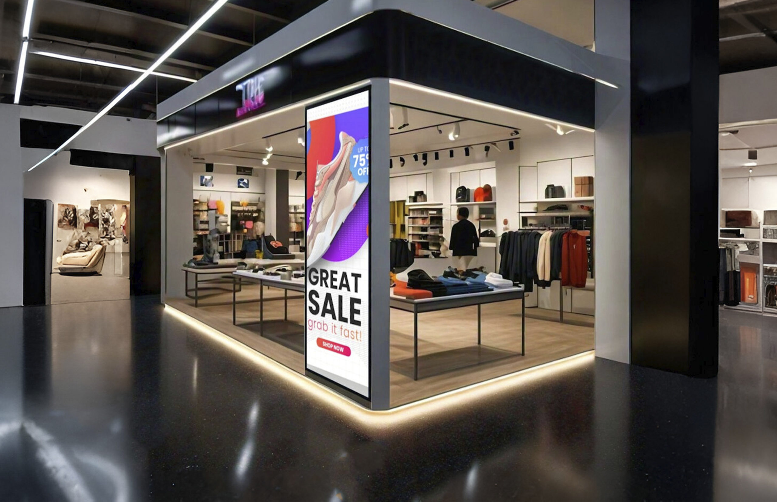 digital display retail