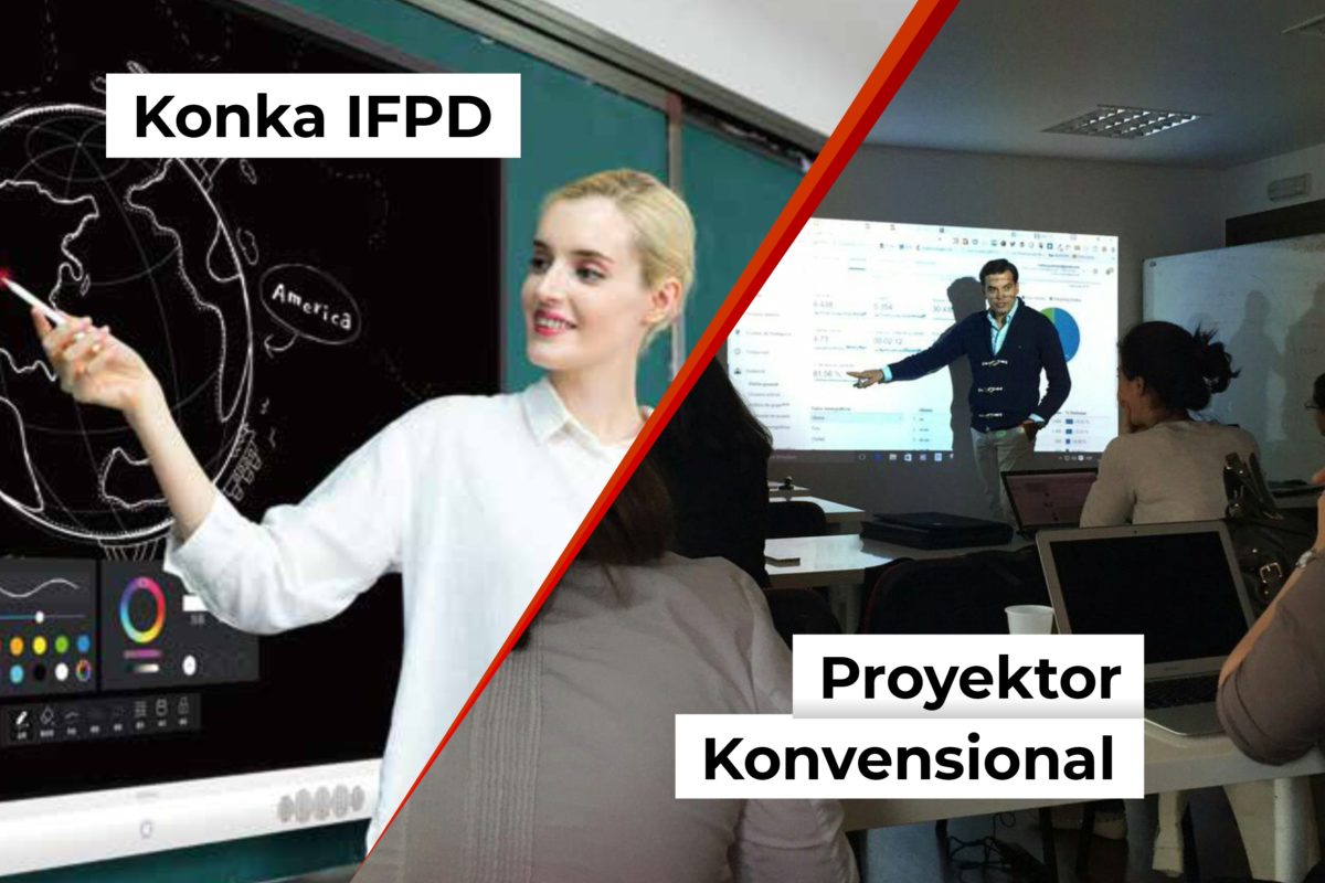 ifpd vs proyektor