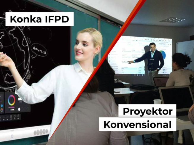 ifpd vs proyektor