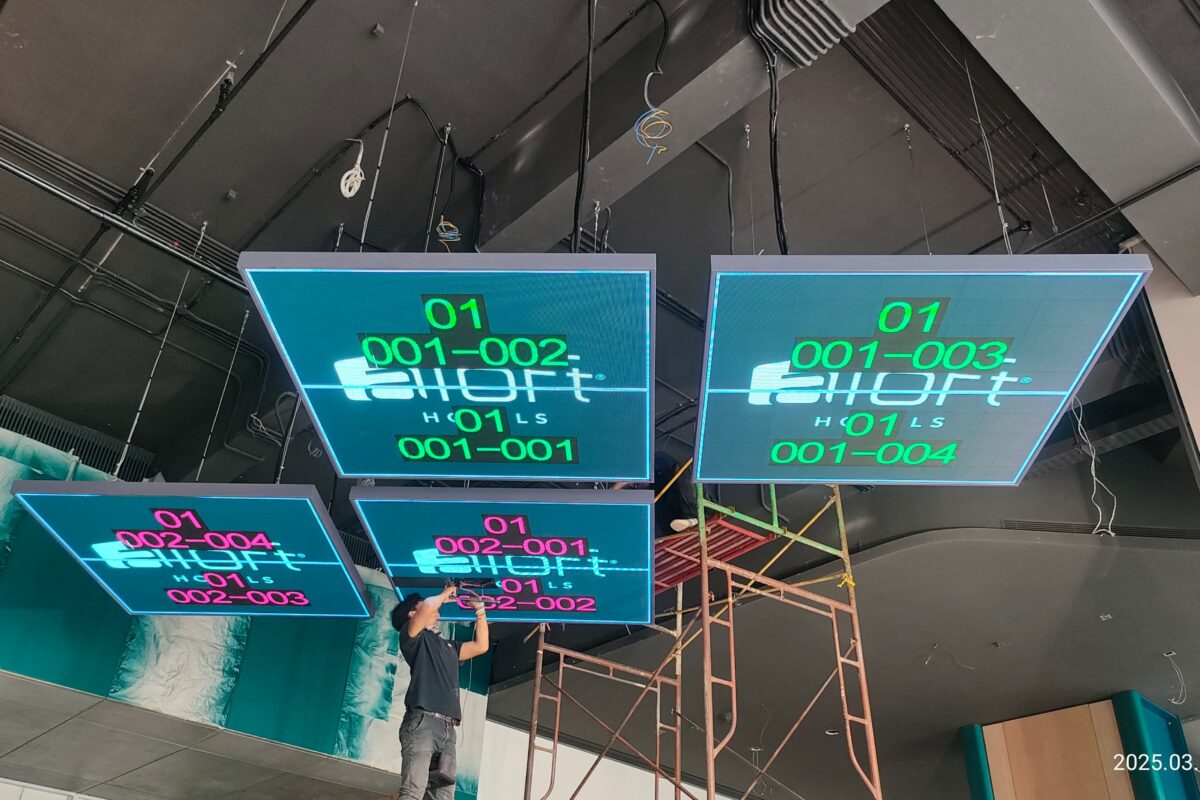 pemasangan layar videotron indoor